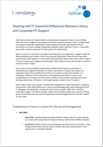 Library and corporate PC comparison guide